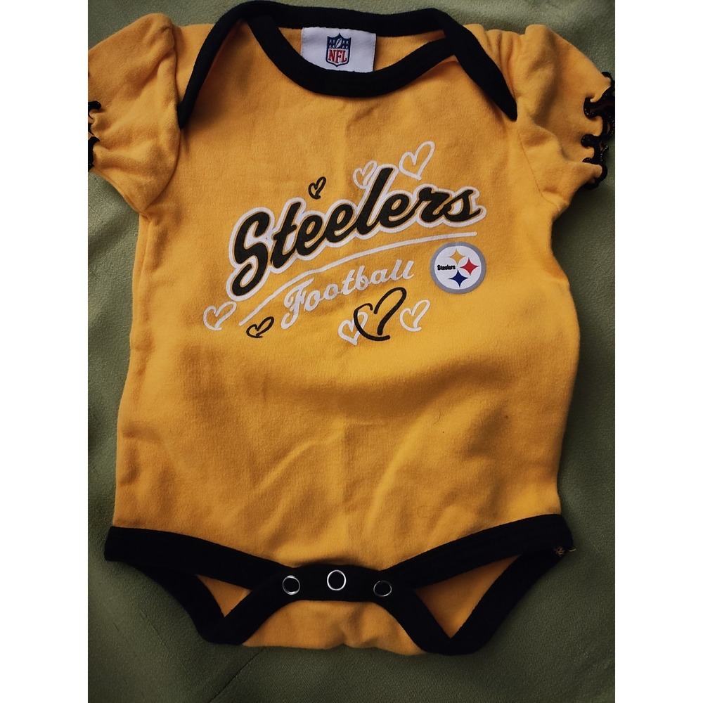 Steelers Infants Outfit NFL Team  Apparel Size 3-6 Months